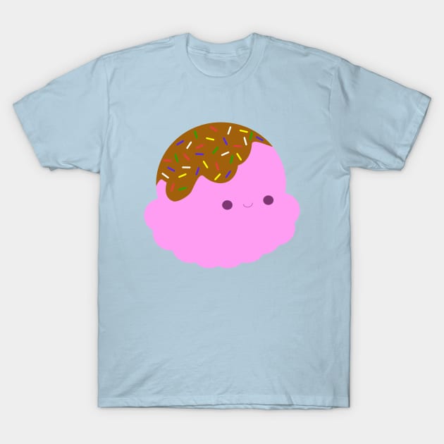 Kawaii-ce Cream Friend T-Shirt by DylanFredette